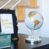 Globe terrestre blanc et or - WGE -MOVA Globes-Magna-Carta