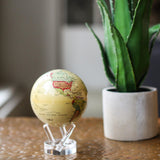 Globe terrestre carte politique jaune - ATE - MOVA Globes-Magna-Carta