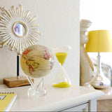Globe terrestre carte politique jaune - ATE - MOVA Globes-Magna-Carta