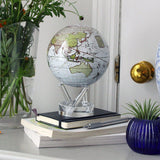 Globe terrestre Cassini antique blanc - WCT -MOVA Globes-Magna-Carta