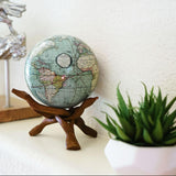 Globe terrestre Cassini antique vert - GCT -MOVA Globes-Magna-Carta