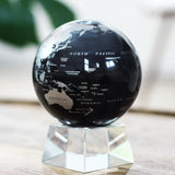 Globe terrestre noir et argent - SBE - MOVA Globes-Magna-Carta