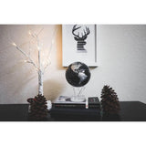 Globe terrestre noir et argent - SBE - MOVA Globes-Magna-Carta