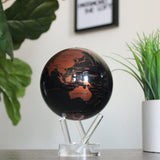 Globe terrestre noir et cuivre - CBE - MOVA Globes-Magna-Carta