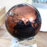 Globe terrestre noir et cuivre - CBE - MOVA Globes-Magna-Carta