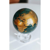 Globe terrestre vert et or - MOVA Globes-Magna-Carta