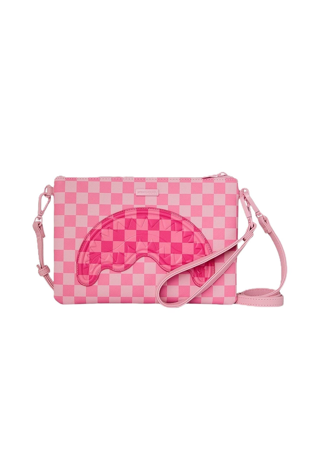 Sac - PINK SHARKS IN PARIS PATCH CROSSOVER CLUTCH - SPRAYGROUND - Sac Bandoulière