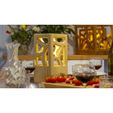 Lampe artisanale LED en châtaigner-Magna-Carta