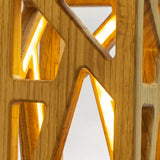 Lampe artisanale LED en châtaigner-Magna-Carta