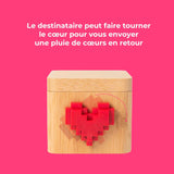 LoveBox couleurs et photos + coeur arc en ciel