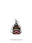 KEYCHAIN - SHARKS IN PARIS WTF BUBBLE BROWN CHECK KEYCHAIN - SPRAYGROUND