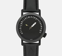Montre écrivain B PVD noir 42 - AKTEO - Magna-Carta
