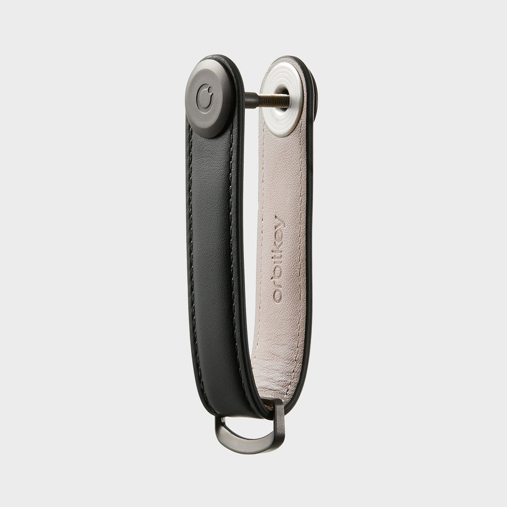 Porte clés - Cuir noir - Orbitkey