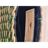 Pochette bandoulière en cuir tressé pour téléphone portable gold - Il Bussetto-Magna-Carta