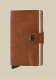 Porte-cartes Miniwallet Vintage - Secrid - Cognac - Porte-cartes protection RFID