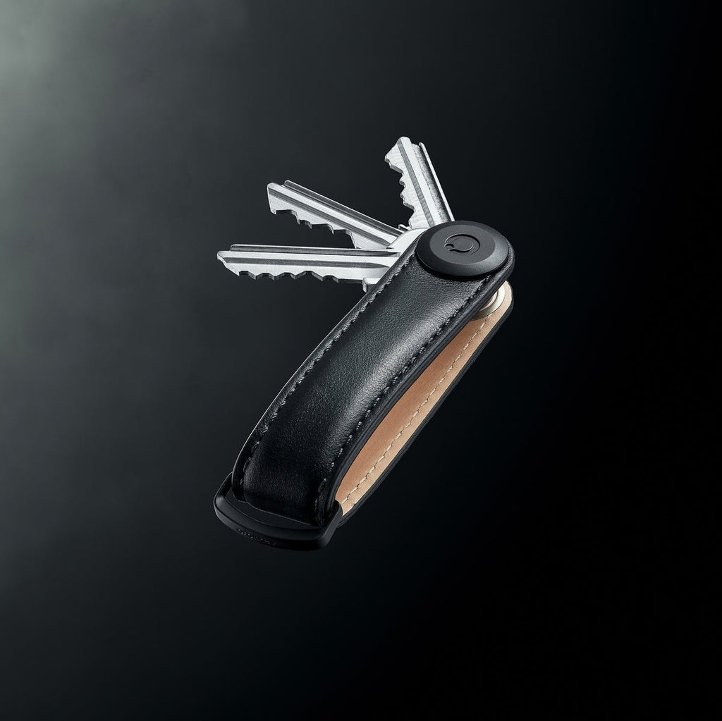 Porte clés - Cuir noir - Orbitkey - Magna-Carta