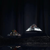 Pyramide en lévitation - Blanc/Or - Flyte-Magna-Carta