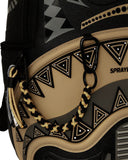 Sac à dos - AI WONDERLAND GOLD AND BLACK BACKPACK - SPRAYGROUND - Sac à
