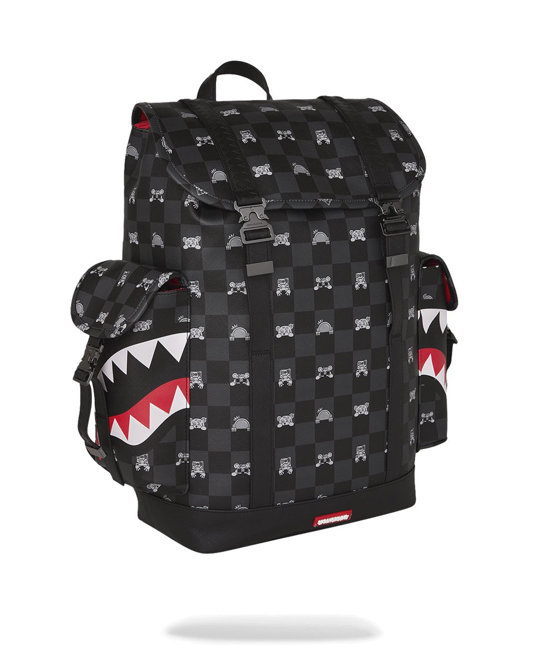 Sac à dos - GRAY PEEKING CHARACTER CHECK MONTE CARLO - SPRAYGROUND - Magna-Carta