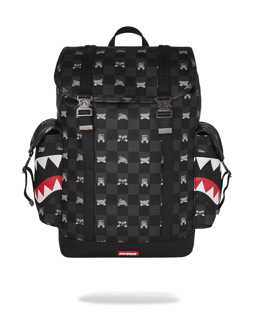 Sac à dos - GRAY PEEKING CHARACTER CHECK MONTE CARLO - SPRAYGROUND - Magna-Carta Image principale du produit