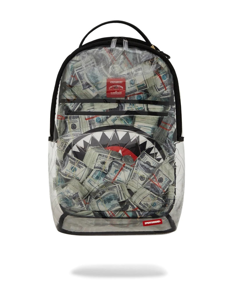 Sac à dos - MONEY PILE DLXS CLEAR BACKPACK - SPRAYGROUND - Sac à