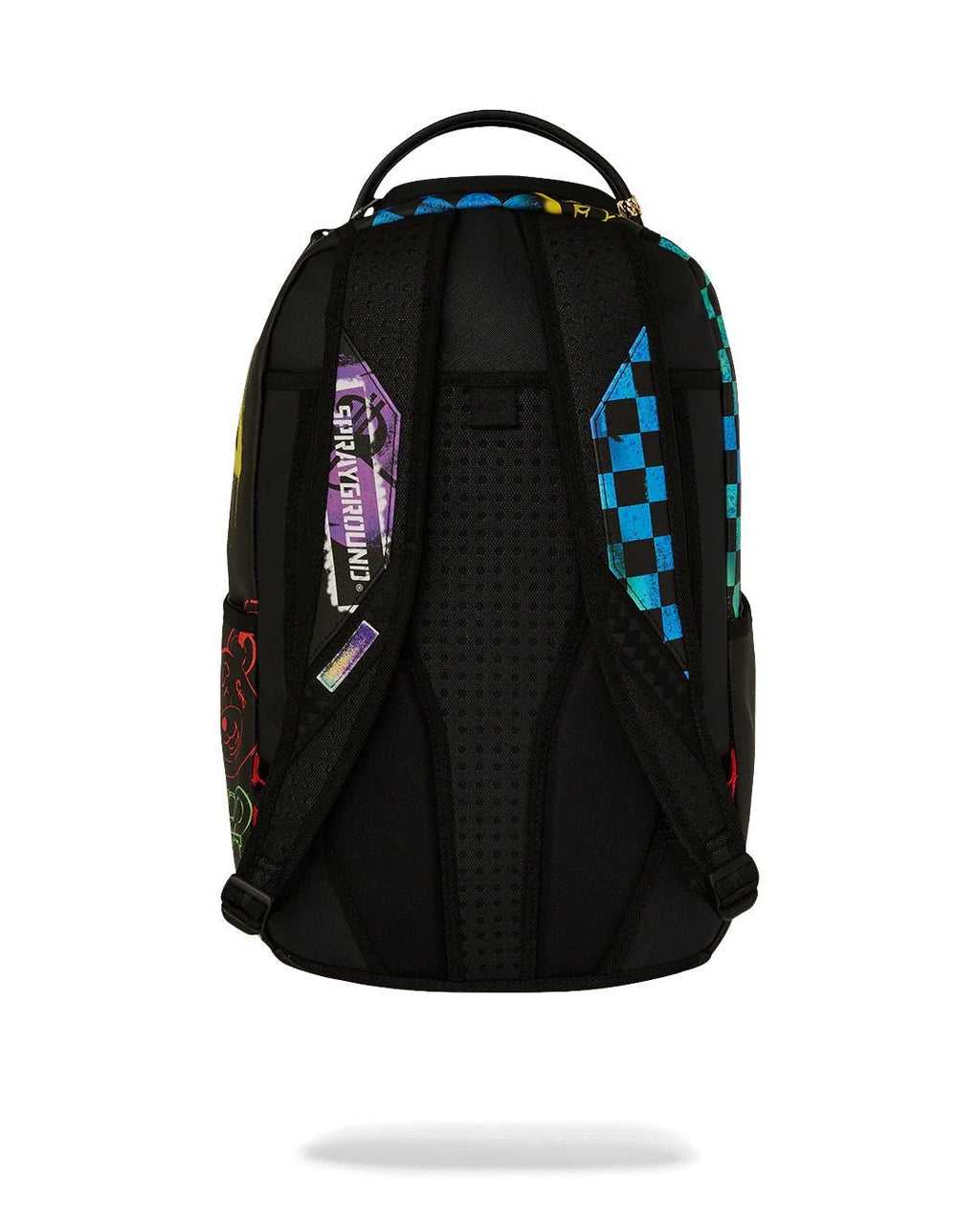 Sac à dos - SHARK CENTRAL STENCILS- BLACK DLXSV BACKPACK - SPRAYGROUND - Magna-Carta