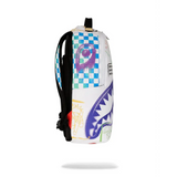 Sac à dos - SHARK CENTRAL STENCILS WHITE DLXSV BACKPACK - SPRAYGROUND - Sac à