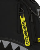 Sac à dos - SHARK CENTRAL YELLOW TAPE DLX SATIN BACKPACK - SPRAYGROUND - Sac à