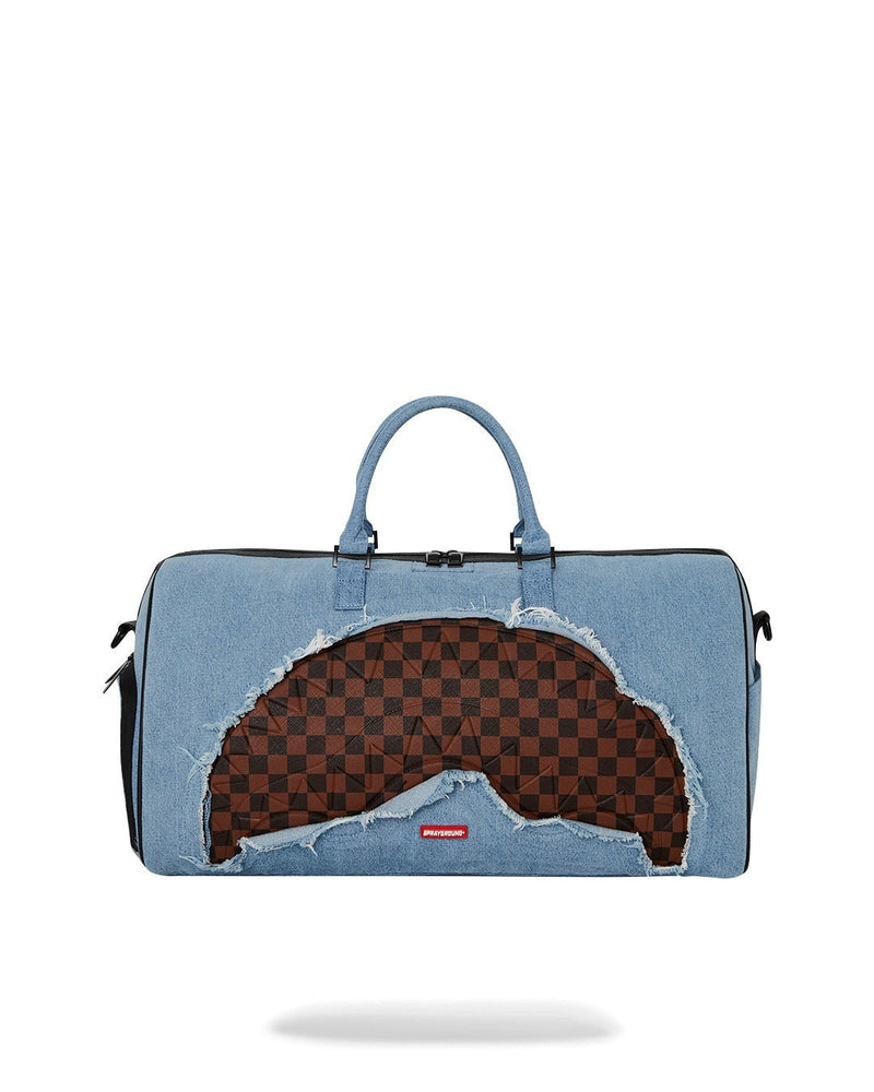 Sac - DENIM SHARK DUFFLE - SPRAYGROUND - Sac DUFFLE