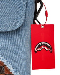 Sac - DENIM SHARK MESSENGER SLING - SPRAYGROUND - Magna-Carta