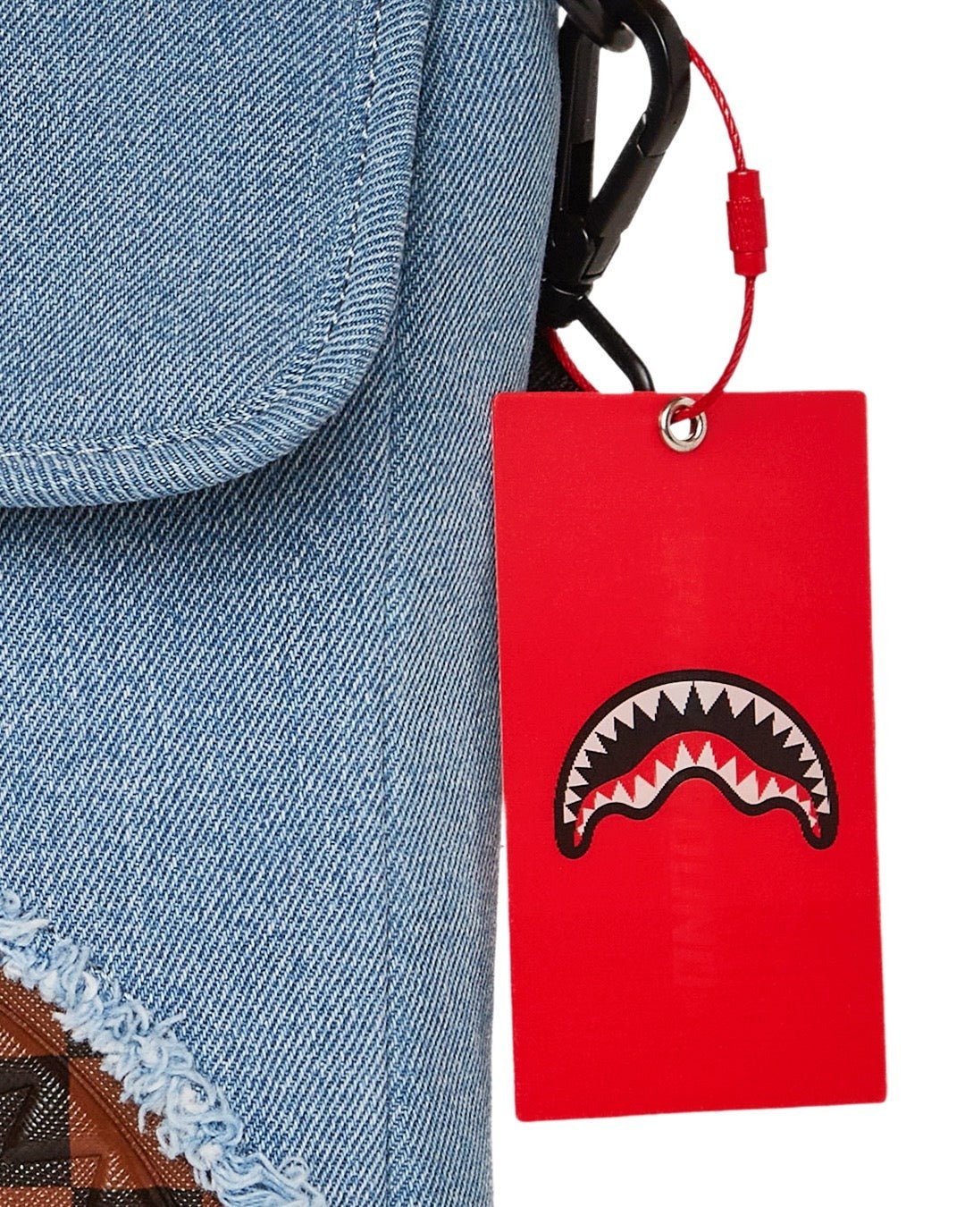 Sac - DENIM SHARK MESSENGER SLING - SPRAYGROUND - Magna-Carta