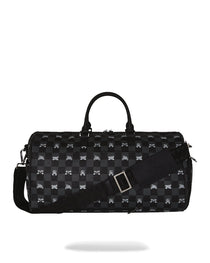 Sac - GRAY PEEKING CHARACTER CHECK LARGE DUFFLE - SPRAYGROUND - Magna-Carta
