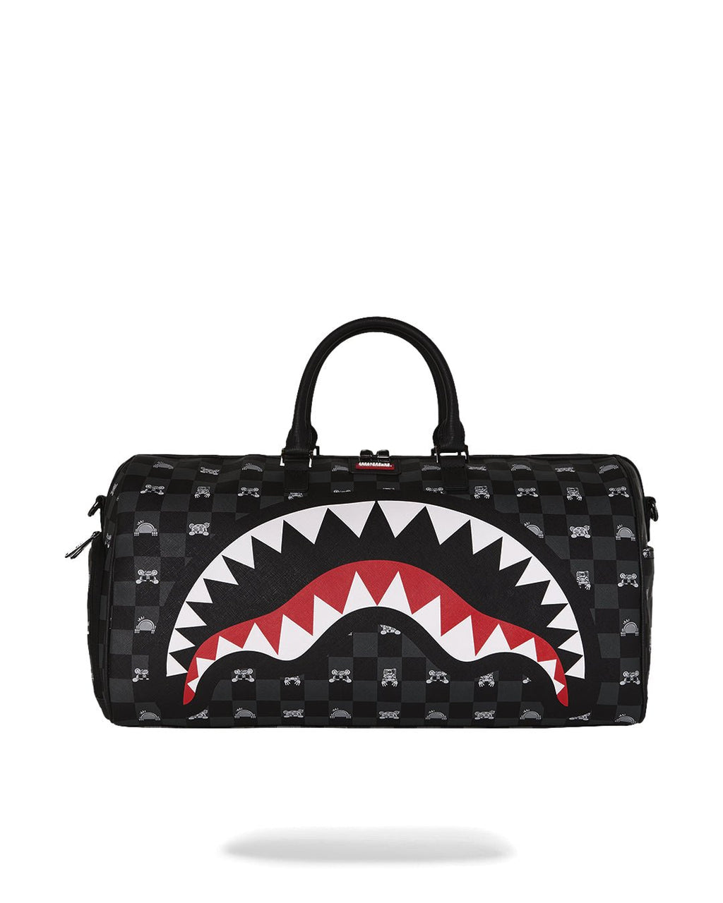 Sac - GRAY PEEKING CHARACTER CHECK LARGE DUFFLE - SPRAYGROUND - Magna-Carta