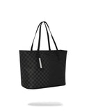 Sac - HALF SPRITZ BLACK/GREY CHECK TOTE - SPRAYGROUND - SAC
