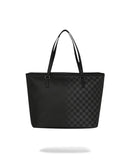 Sac - HALF SPRITZ BLACK/GREY CHECK TOTE - SPRAYGROUND - SAC