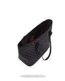 Sac - HALF SPRITZ BLACK/GREY CHECK TOTE - SPRAYGROUND - SAC