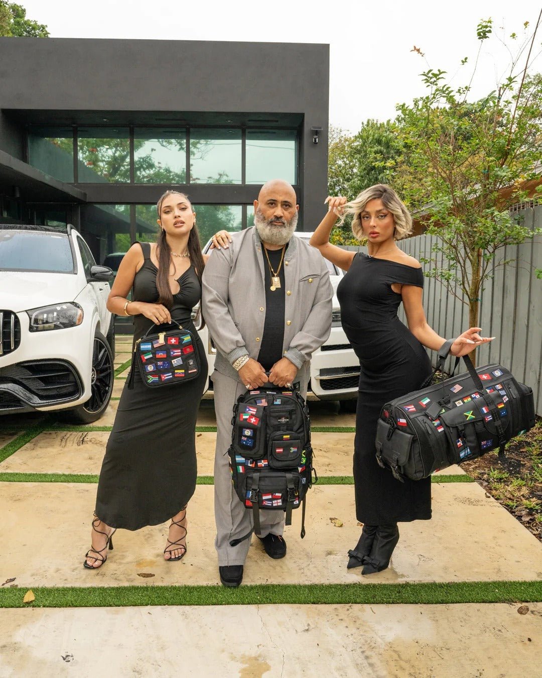 Sac - JAMES FLAGS SNACKPACK - SPRAYGROUND - Magna-Carta