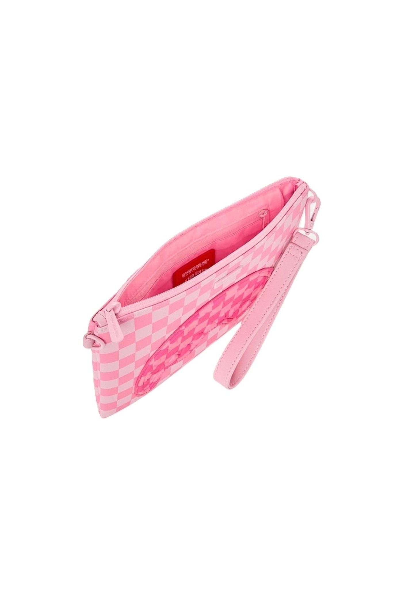 Sac - PINK SHARKS IN PARIS PATCH CROSSOVER CLUTCH - SPRAYGROUND - Magna-Carta