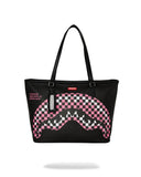 Sac - SHARK CENTRAL BREAKUP CHECK SORBET GREY TOTE - SPRAYGROUND - Sac TOTE