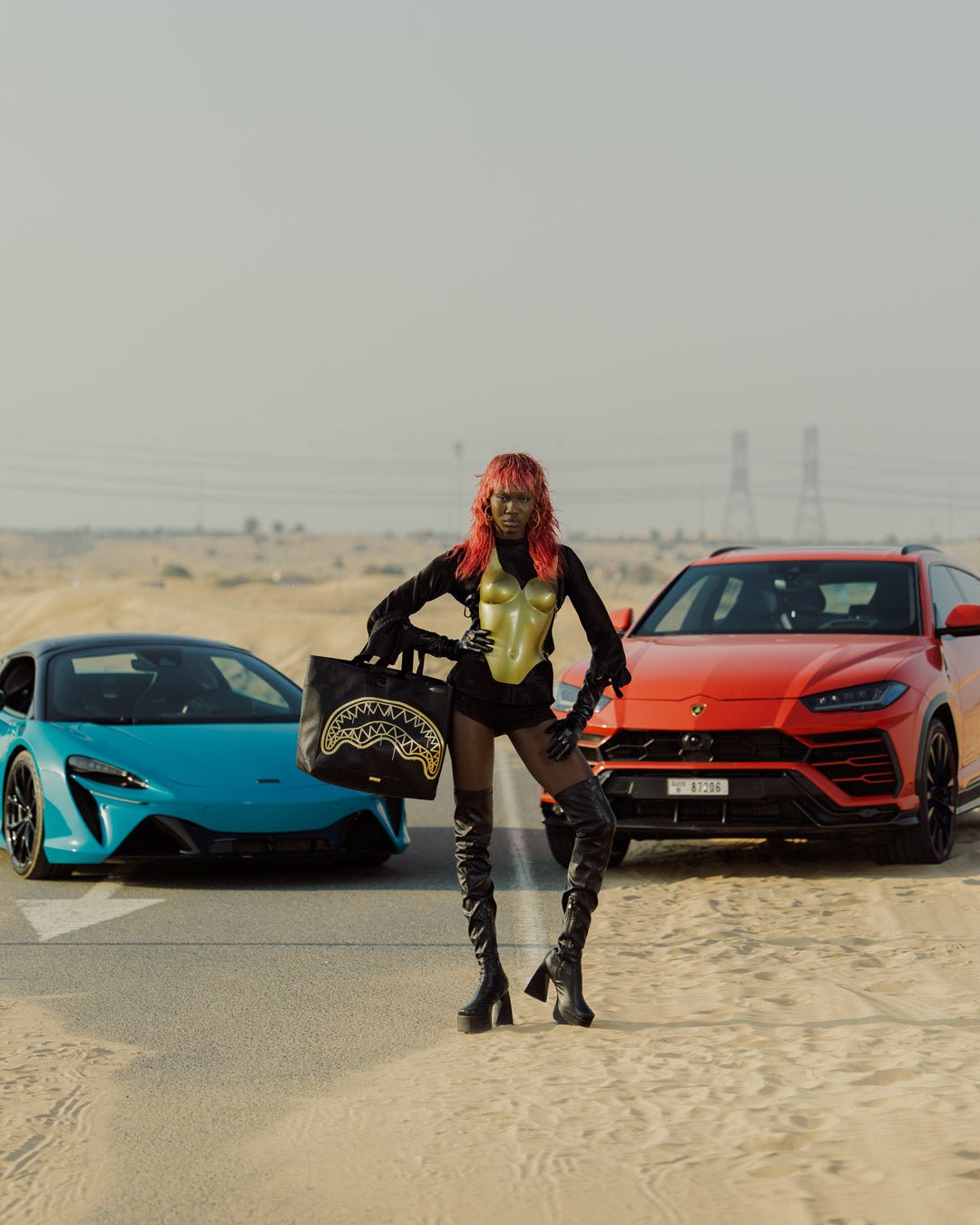 Sac - THAT GOLD DRAP BEACH TOTE - SPRAYGROUND - Magna-Carta