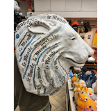 Trophée de lion en papier mâché - Aude Goalec et Nicole Jacobs - Sculpture en papier mâché