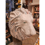 Trophée de lion en papier mâché - Aude Goalec et Nicole Jacobs - Sculpture en papier mâché