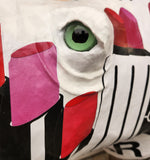 Trophée de Rhinocéros en papier mâché - Aude Goalec et Nicole Jacobs - Sculpture en papier mâché