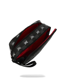 Trousse de toilette - GRAY PEEKING CHARACTER CHECK TOILETRY BRICK - SPRAYGROUND - Magna-Carta