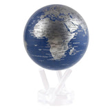 Globe terrestre bleu et argent - BSE - MOVA Globes