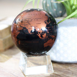 Globe terrestre noir et cuivre - CBE - MOVA Globes-Magna-Carta