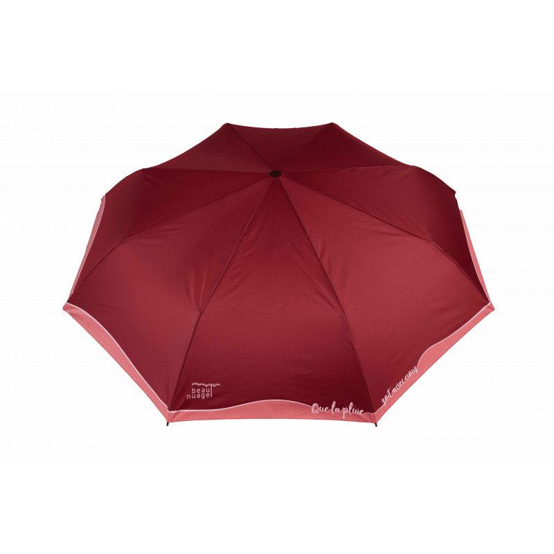 Parapluie mini- Rouge Grenat- Beau nuage-Magna-Carta