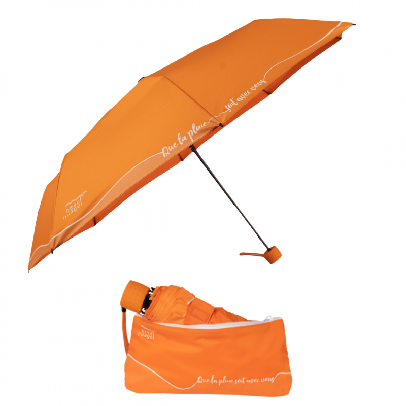 Parapluie mini- orange Séville- Beau nuage-Magna-Carta