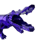 Sculpture Croco Spirit Purple Edition by Richard Orlinski