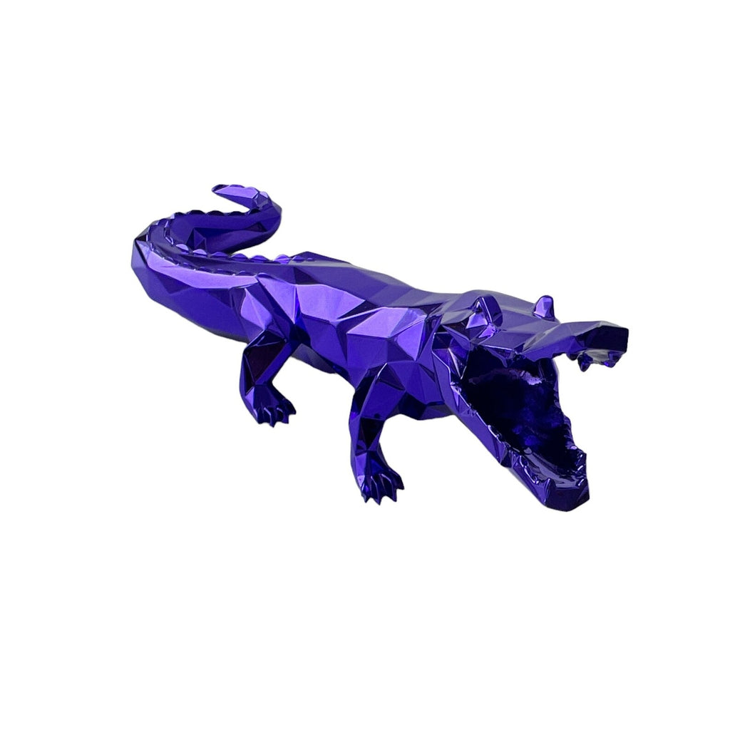 Sculpture Croco Spirit Purple Edition by Richard Orlinski